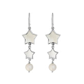 AE-1155-MOP Sterling Silver Earring With Mother Of Pearl Jewelry Bali Designs Inc